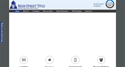 Desktop Screenshot of mainstreettitleco.com