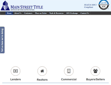 Tablet Screenshot of mainstreettitleco.com